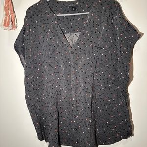 Torrid button down arrow top